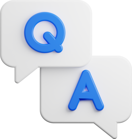 Q And A 3D Icon